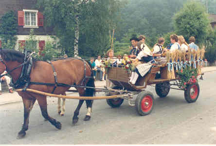 Volkstanzmusik Gunzwil auf Ross und Wagen